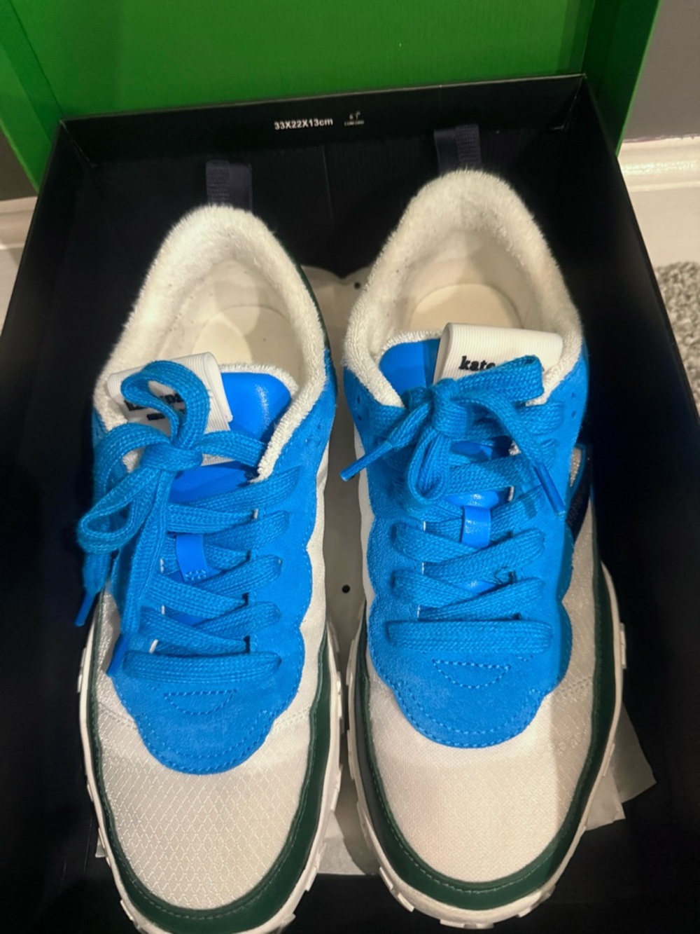 kate spade White and Green Casual Sneaker